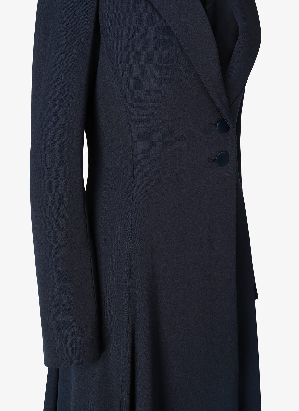 Long Tailored Coat ALAÏA NIGHT BLUE LONG TAILORED COAT